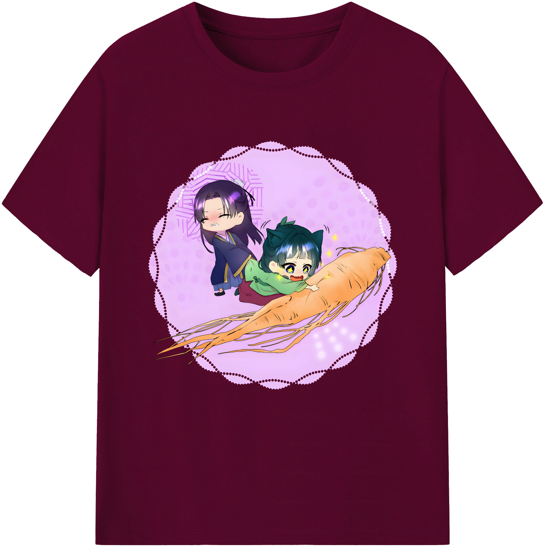（画像用） 薬屋のひとりごと The Apothecary Diaries レディースカジュアルプリントTシャツ（綿100％）